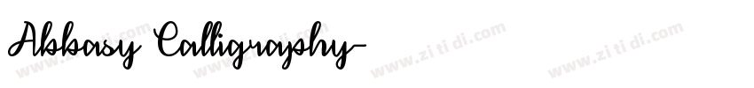 Abbasy Calligraphy字体转换